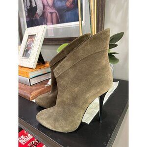 Giuseppe Zanotti Suede Ankle Booties Womens Size 38